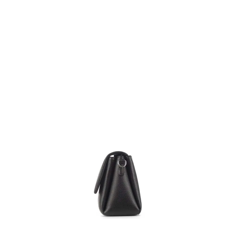 Le Judy - Sac à main bandoulière en cuir vegan noir recyclé