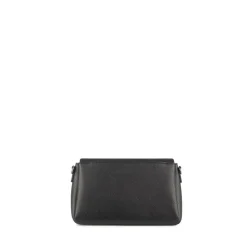 Le Judy - Sac à main bandoulière en cuir vegan noir recyclé
