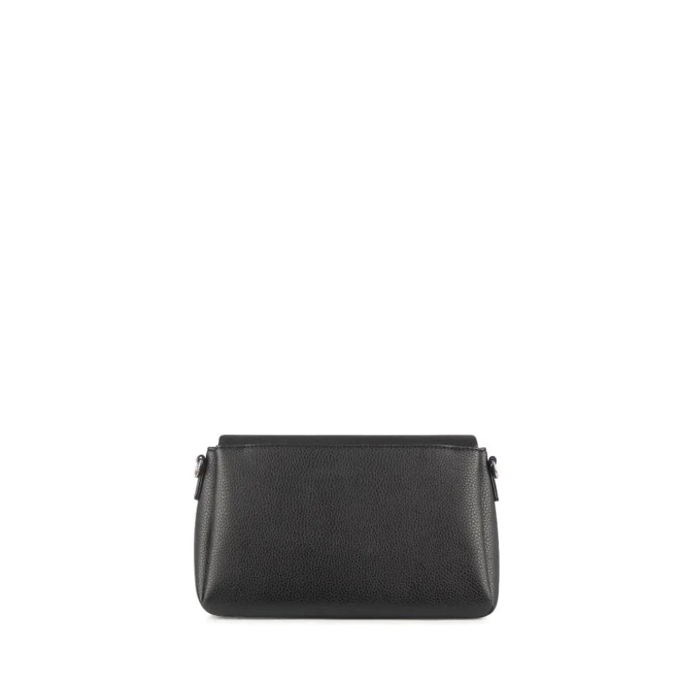 Le Judy - Sac à main bandoulière en cuir vegan noir recyclé