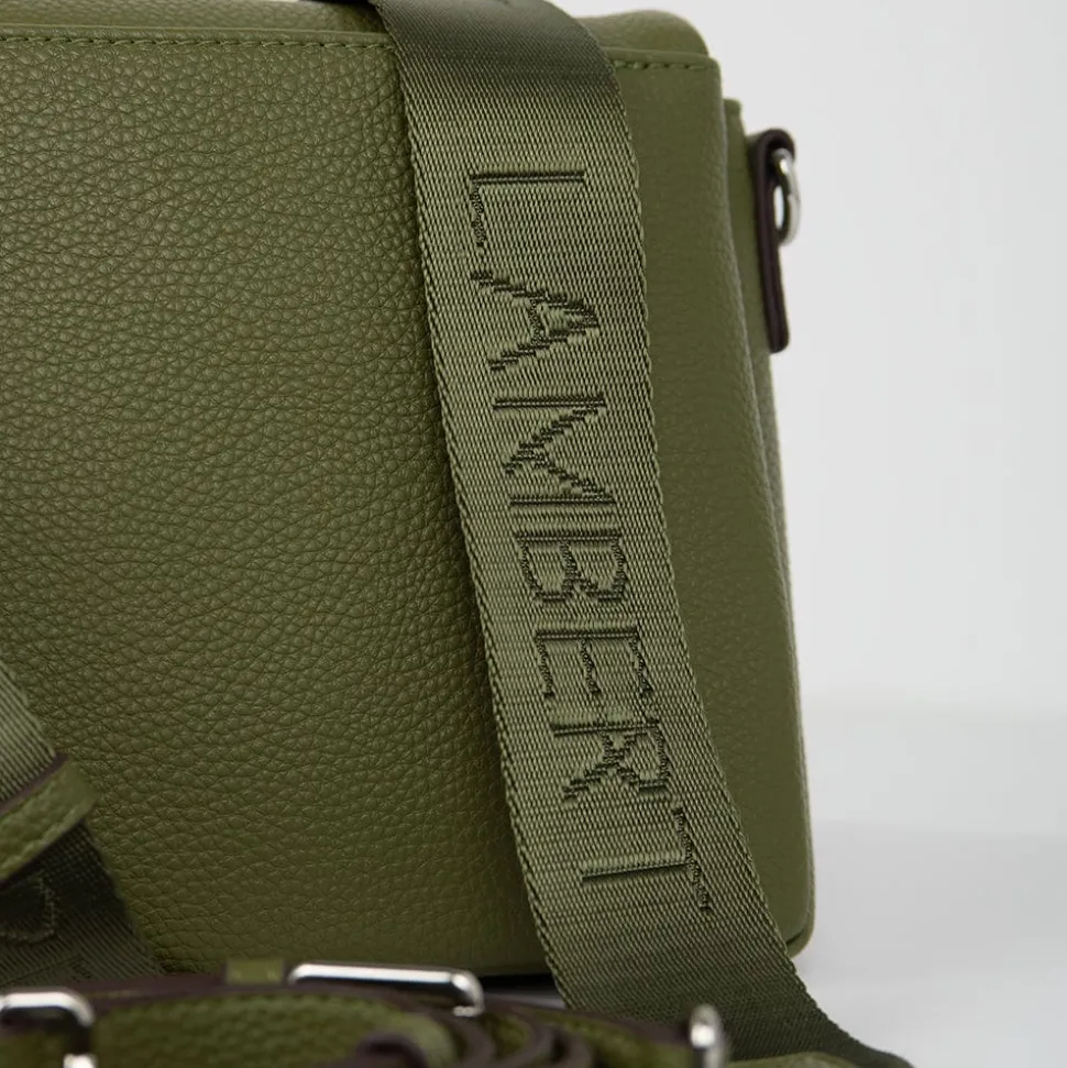 Le Judy - Sac à main bandoulière en cuir vegan olive