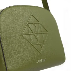 Le Kayla - Sac à main bandoulière en cuir vegan olive