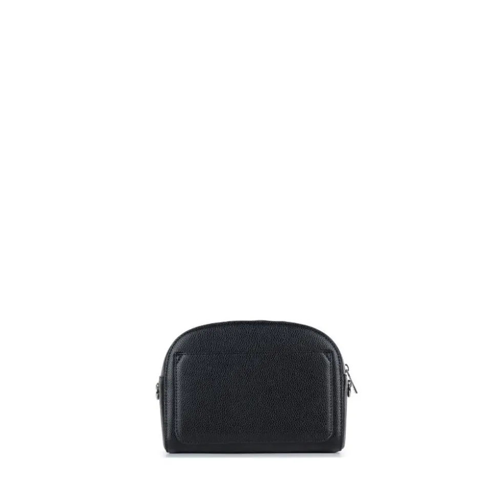 Le Kayla - Sac à main bandoulière en cuir vegan noir