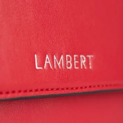 Le Layla - Portefeuille sur chaîne en cuir vegan cherry