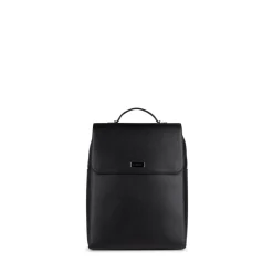 Le Lydia - Sac à dos en cuir vegan noir recyclé