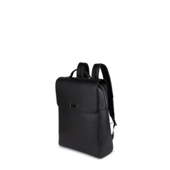 Le Lydia - Sac à dos en cuir vegan noir recyclé