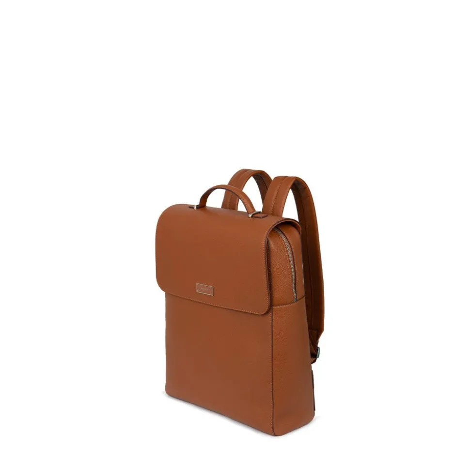 Le Lydia - Sac à dos en cuir vegan affogato