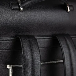 Le Lydia - Sac à dos en cuir vegan noir recyclé