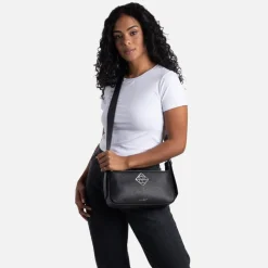 Le Madison - Sac à main en cuir vegan noir