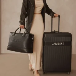 Le Mae - Petit sac de voyage en cuir vegan noir