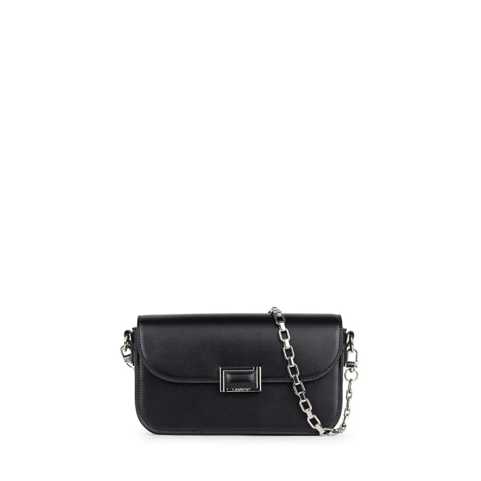 Le Maeve - Sac à main 2-en-1 en cuir vegan noir