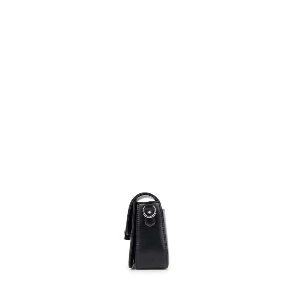 Le Maeve - Sac à main 2-en-1 en cuir vegan noir