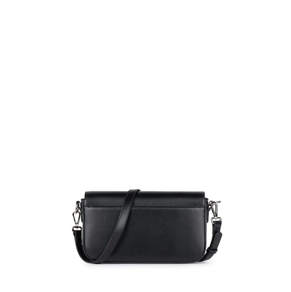Le Maeve - Sac à main 2-en-1 en cuir vegan noir
