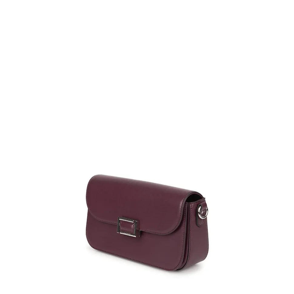 Le Maeve - Sac à main 2-en-1 en cuir vegan cabernet