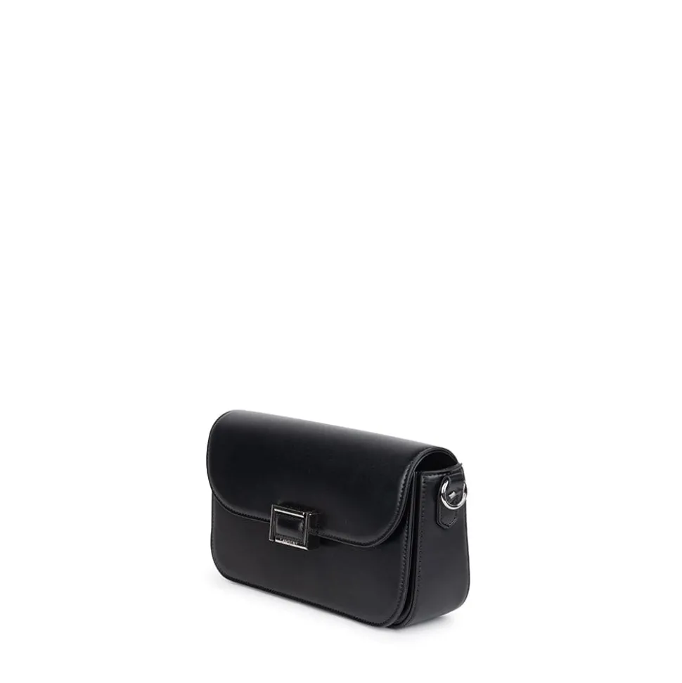 Le Maeve - Sac à main 2-en-1 en cuir vegan noir