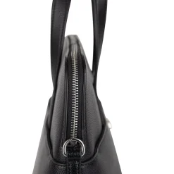 Le Malorie - Mallette 2-en-1 en cuir vegan noir recyclé