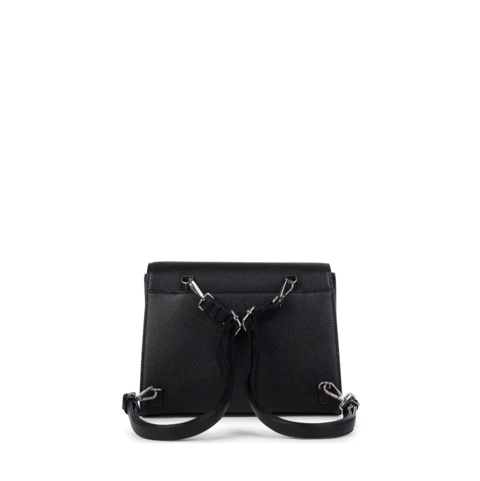 Le Marlene - Sac à main 3-en-1 en cuir vegan noir