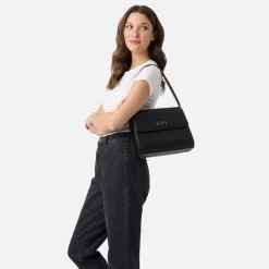 Le Marlene - Sac à main 3-en-1 en cuir vegan noir