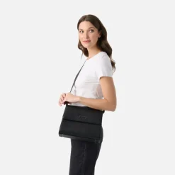 Le Marlene - Sac à main 3-en-1 en cuir vegan noir