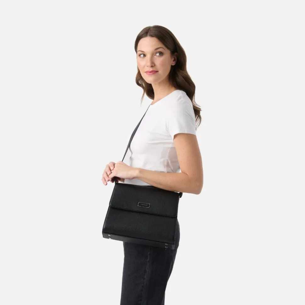Le Marlene - Sac à main 3-en-1 en cuir vegan noir