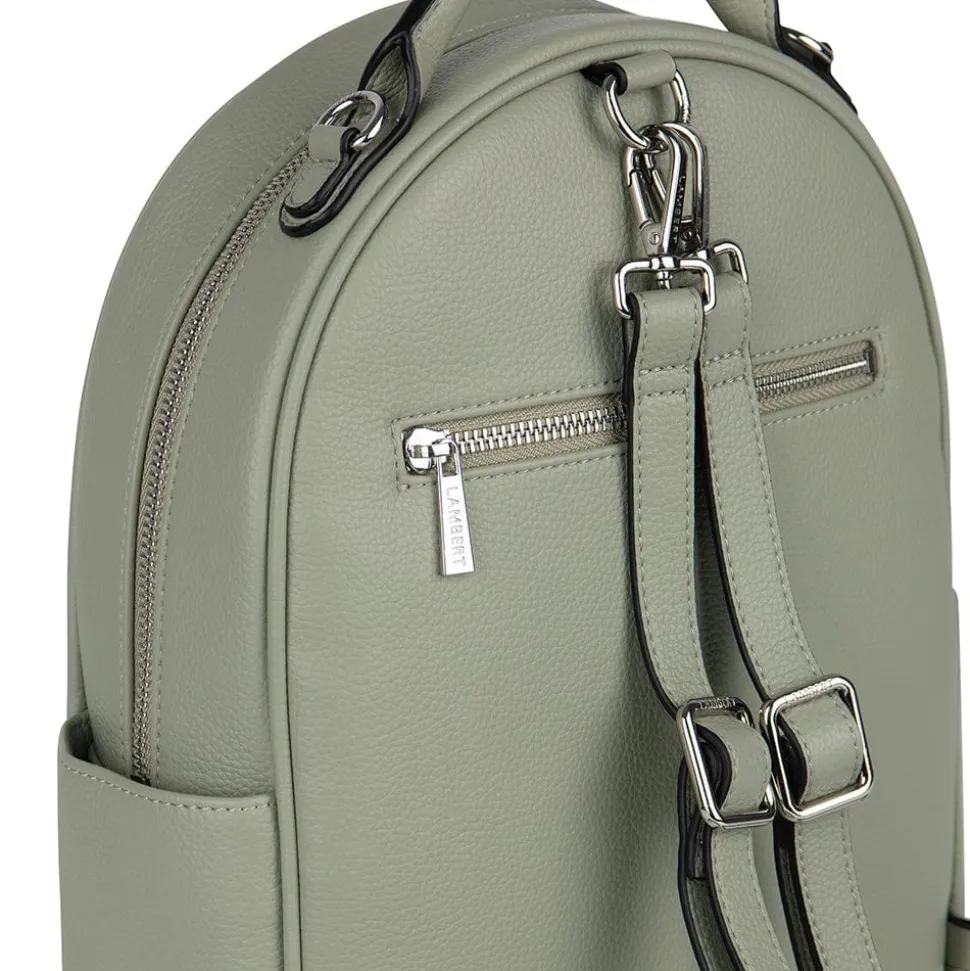 Le Maude - Sac à dos 3-en-1 en cuir vegan sage