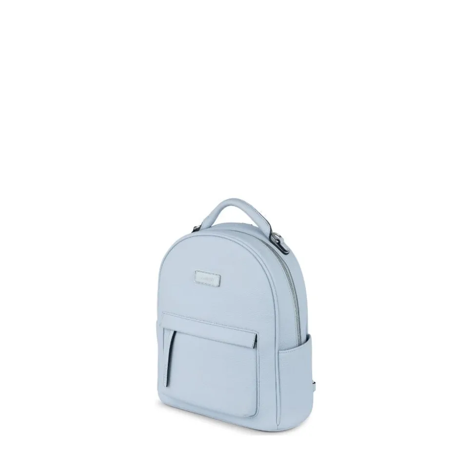 Le Maude - Sac à dos 3-en-1 en cuir vegan azure