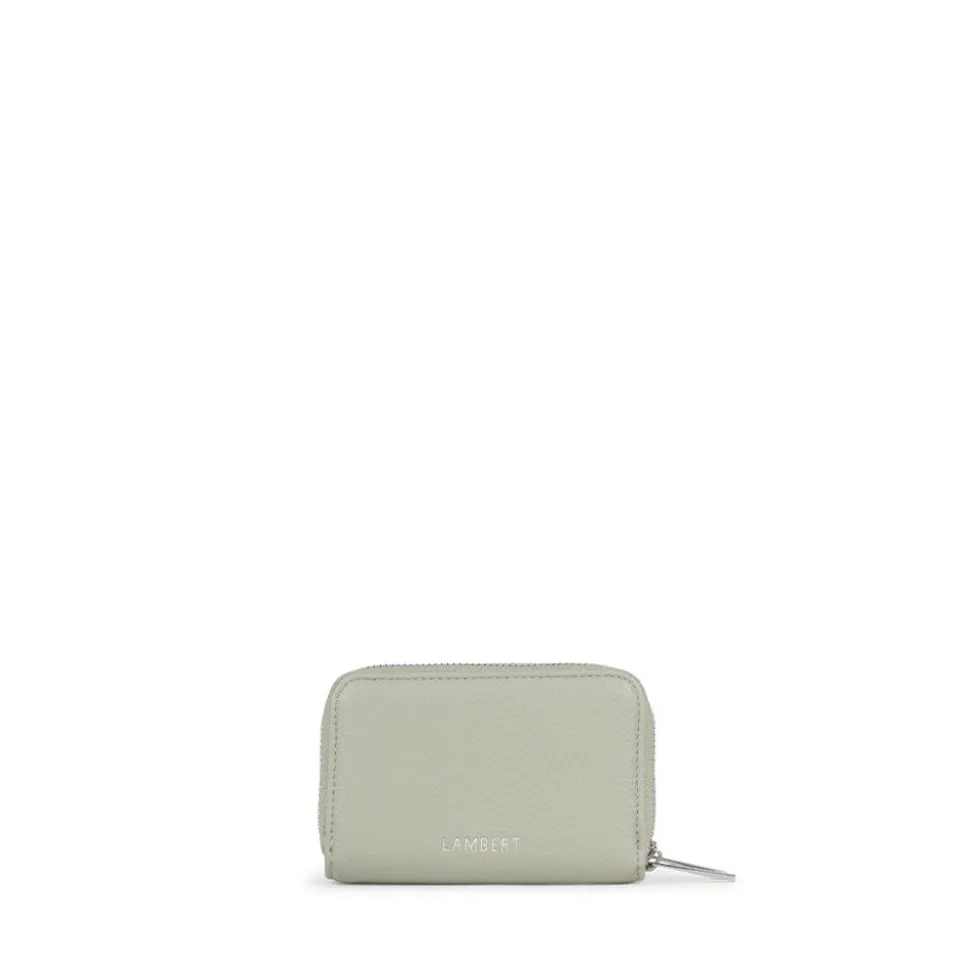 Le Megan - Portefeuille en cuir vegan sage