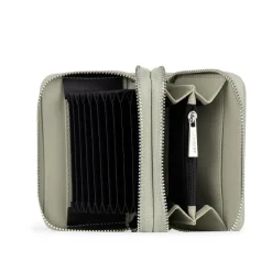 Le Megan - Portefeuille en cuir vegan sage