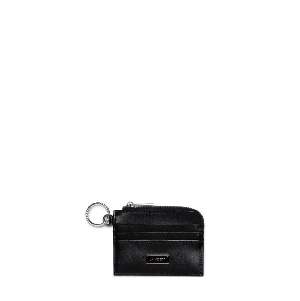 Le Melody - Porte-cartes en cuir vegan noir