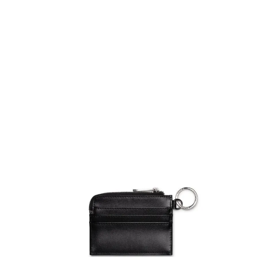Le Melody - Porte-cartes en cuir vegan noir