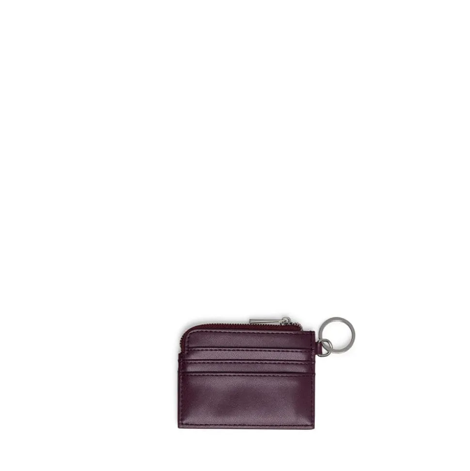 Le Melody - Porte-cartes en cuir vegan cabernet