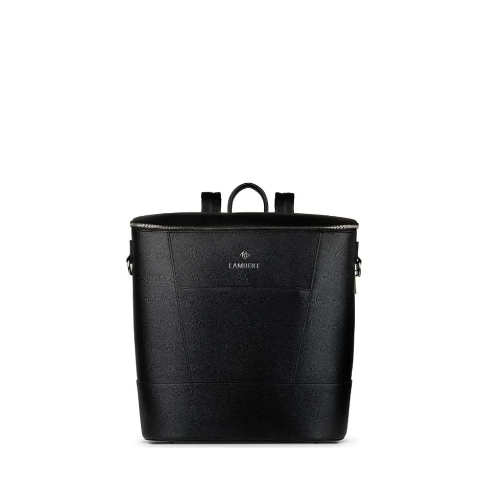 Le Mia - Sac à couches en cuir vegan noir