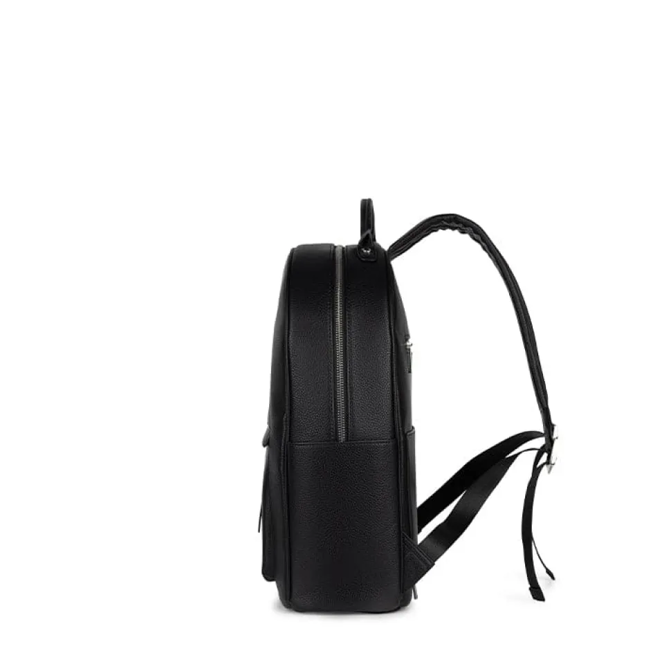 Le Miles - Sac à dos en cuir vegan noir
