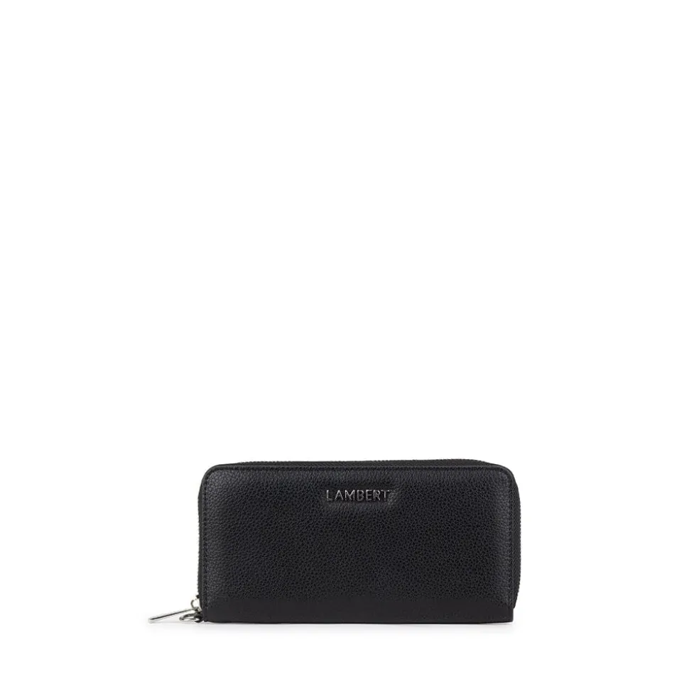 Le Mina - Portefeuille en cuir vegan noir
