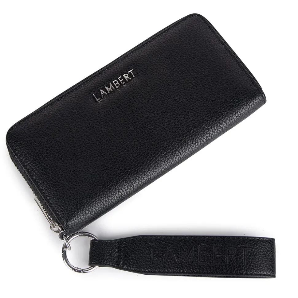 Le Mina - Portefeuille en cuir vegan noir