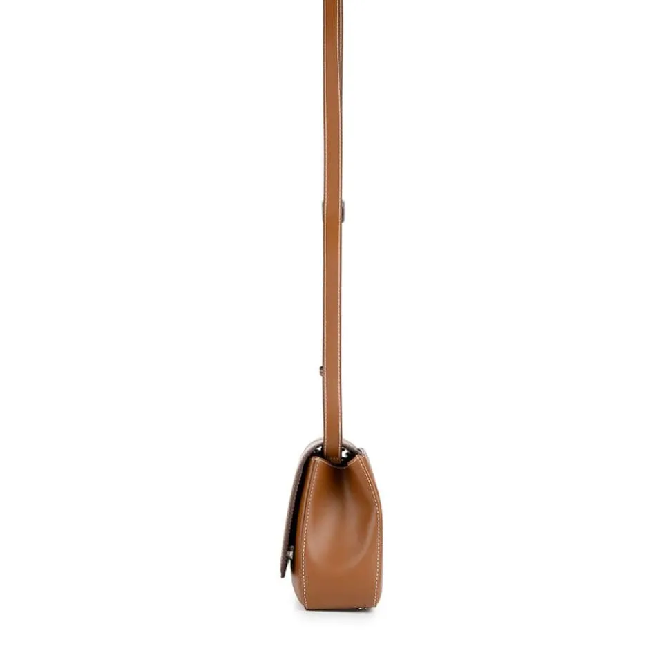 Le Miriam - Sac à main 2-en-1 en cuir vegan affogato