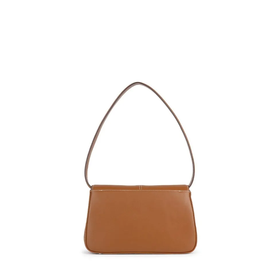 Le Miriam - Sac à main 2-en-1 en cuir vegan affogato