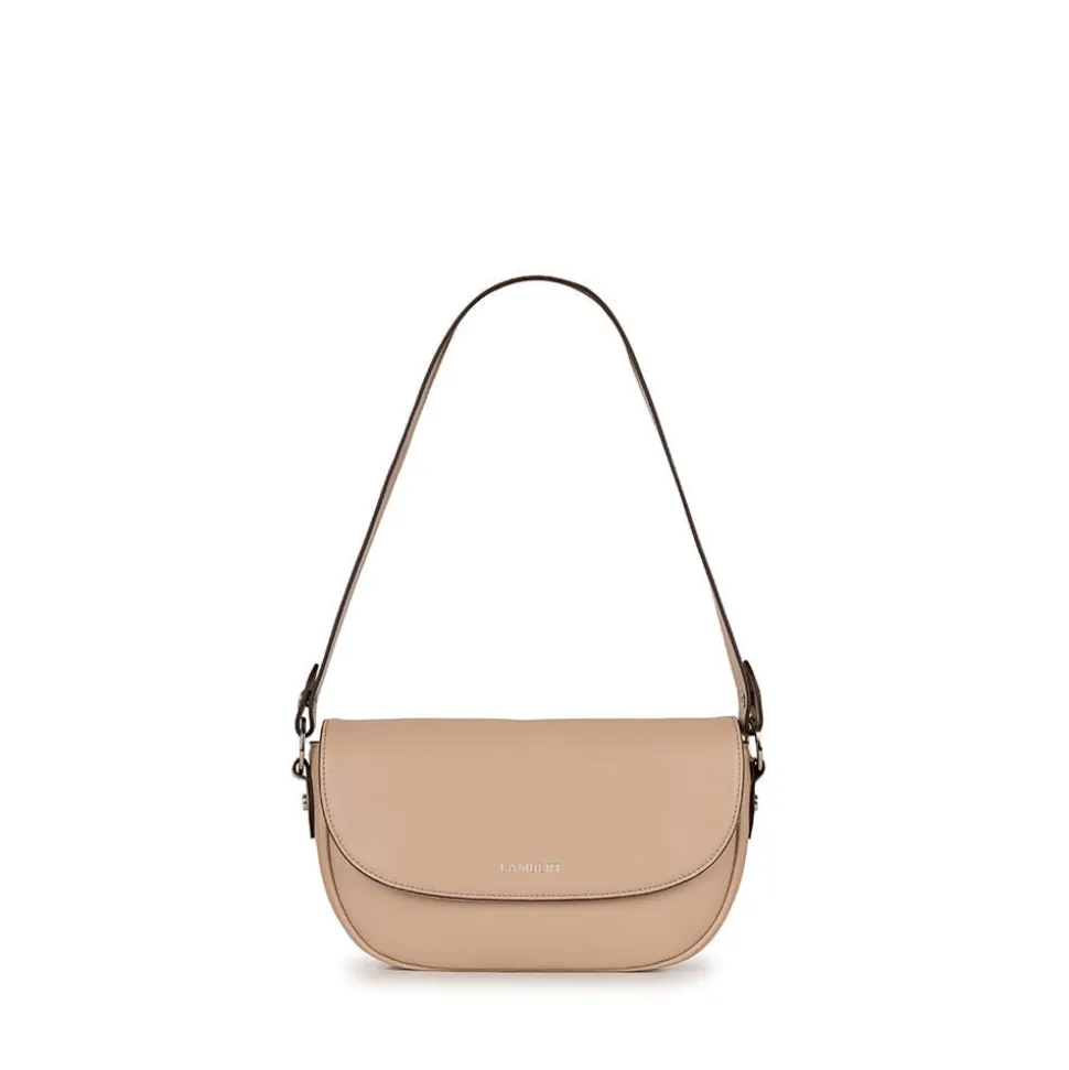 Le Nadia - Sac à main 2-en-1 en cuir vegan nude
