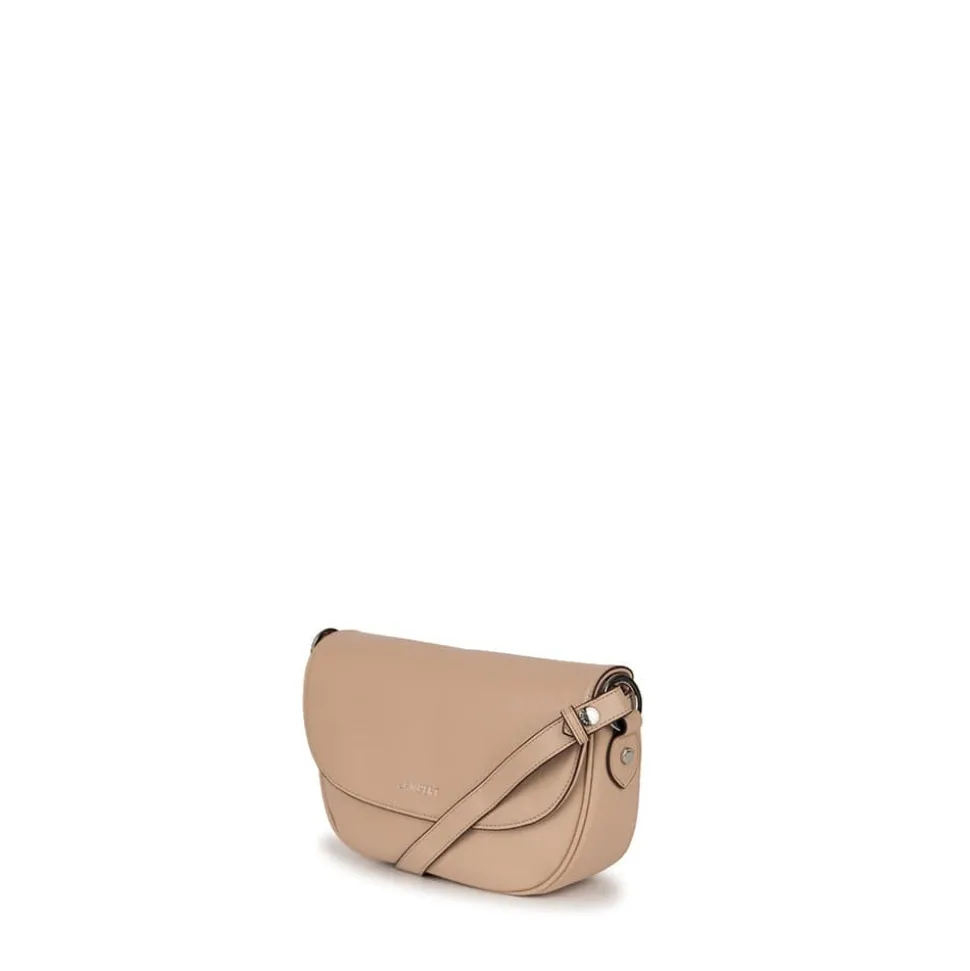 Le Nadia - Sac à main 2-en-1 en cuir vegan nude