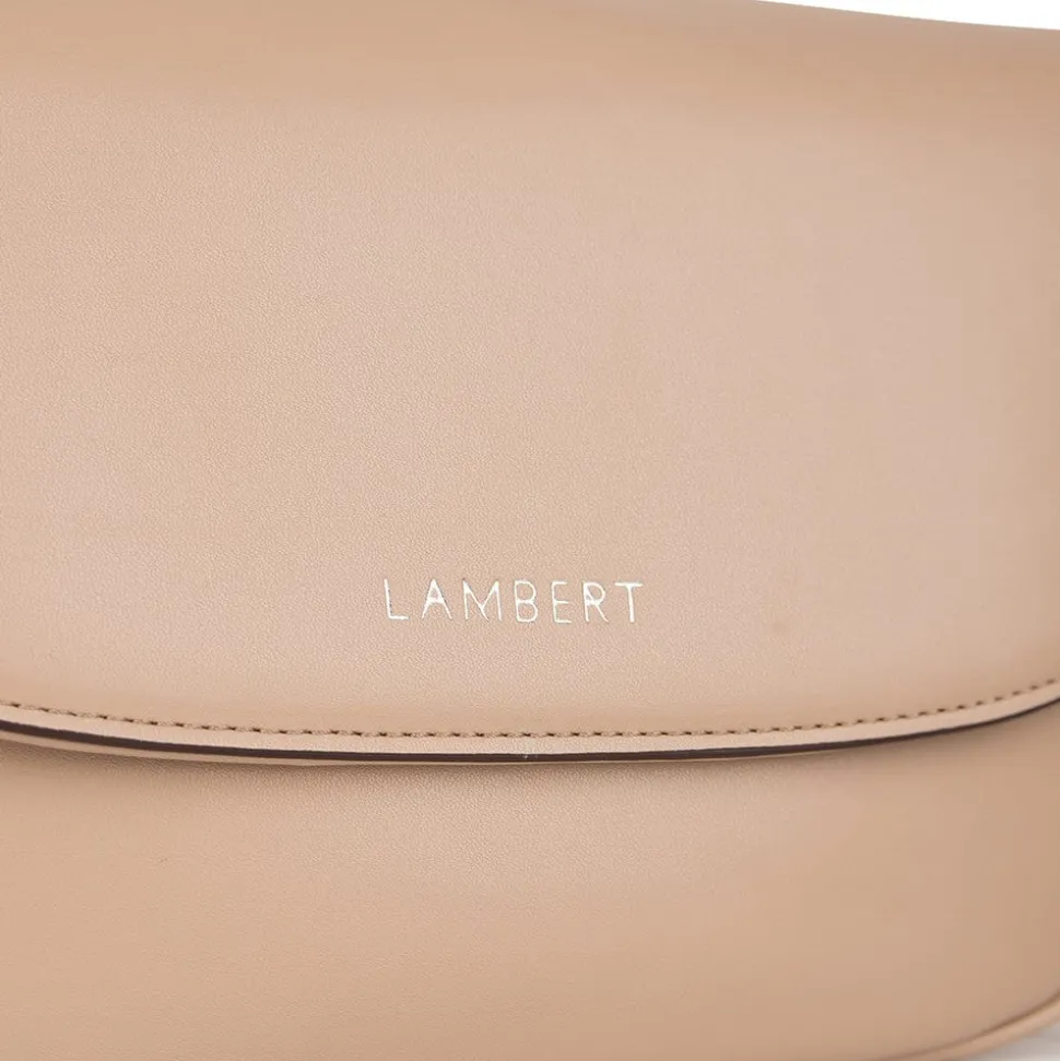 Le Nadia - Sac à main 2-en-1 en cuir vegan nude