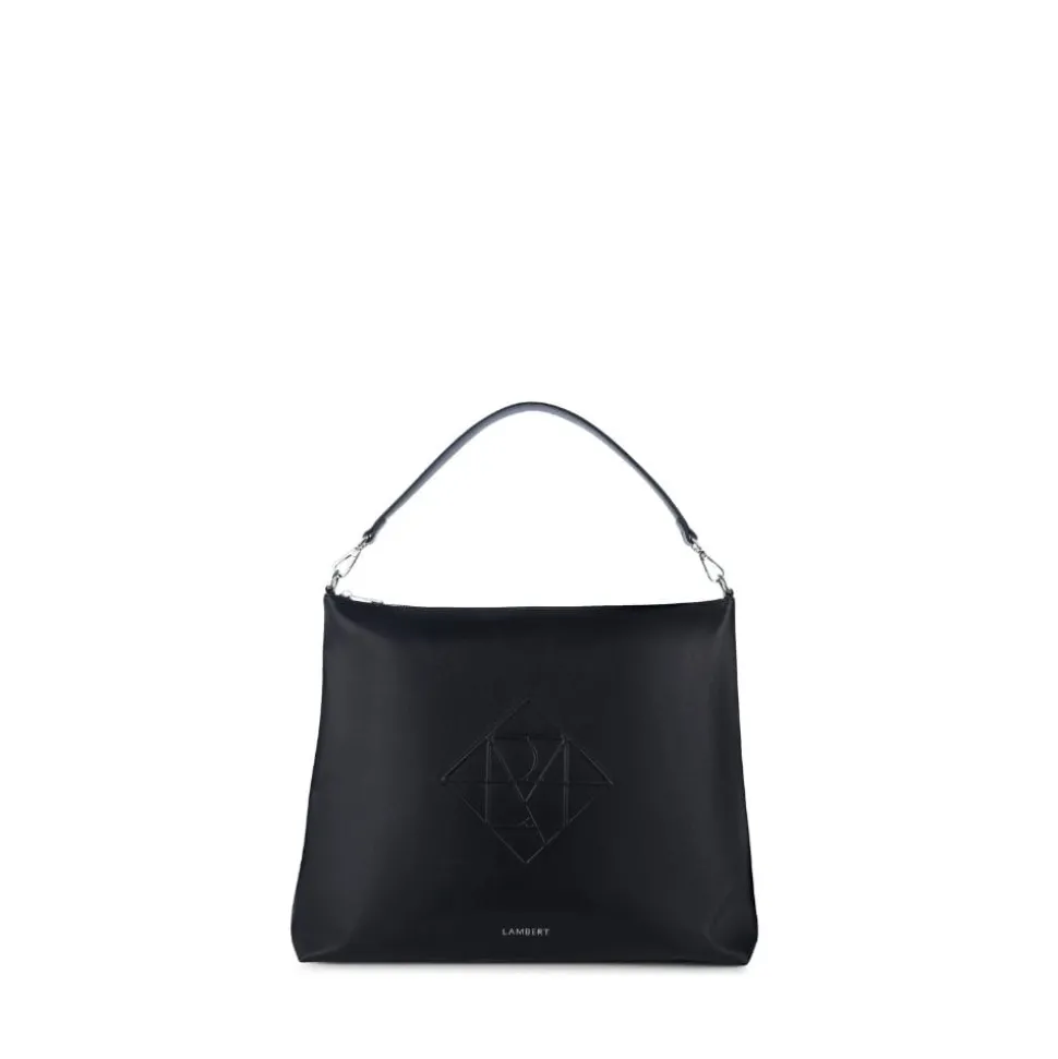 Le Nellie - Sac fourre-tout en cuir vegan noir
