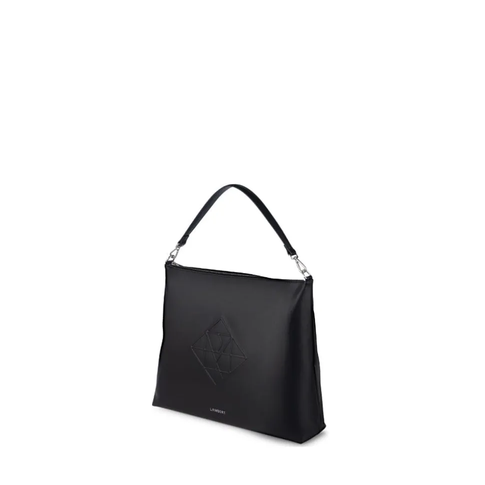 Le Nellie - Sac fourre-tout en cuir vegan noir