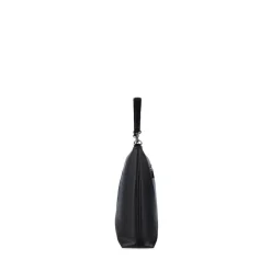 Le Nellie - Sac fourre-tout en cuir vegan noir