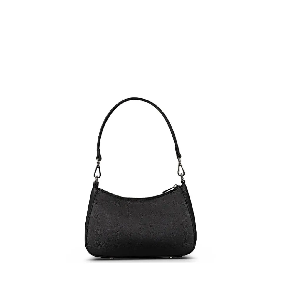 Le Nicole - Sac à main 2-en-1 en cuir vegan noir