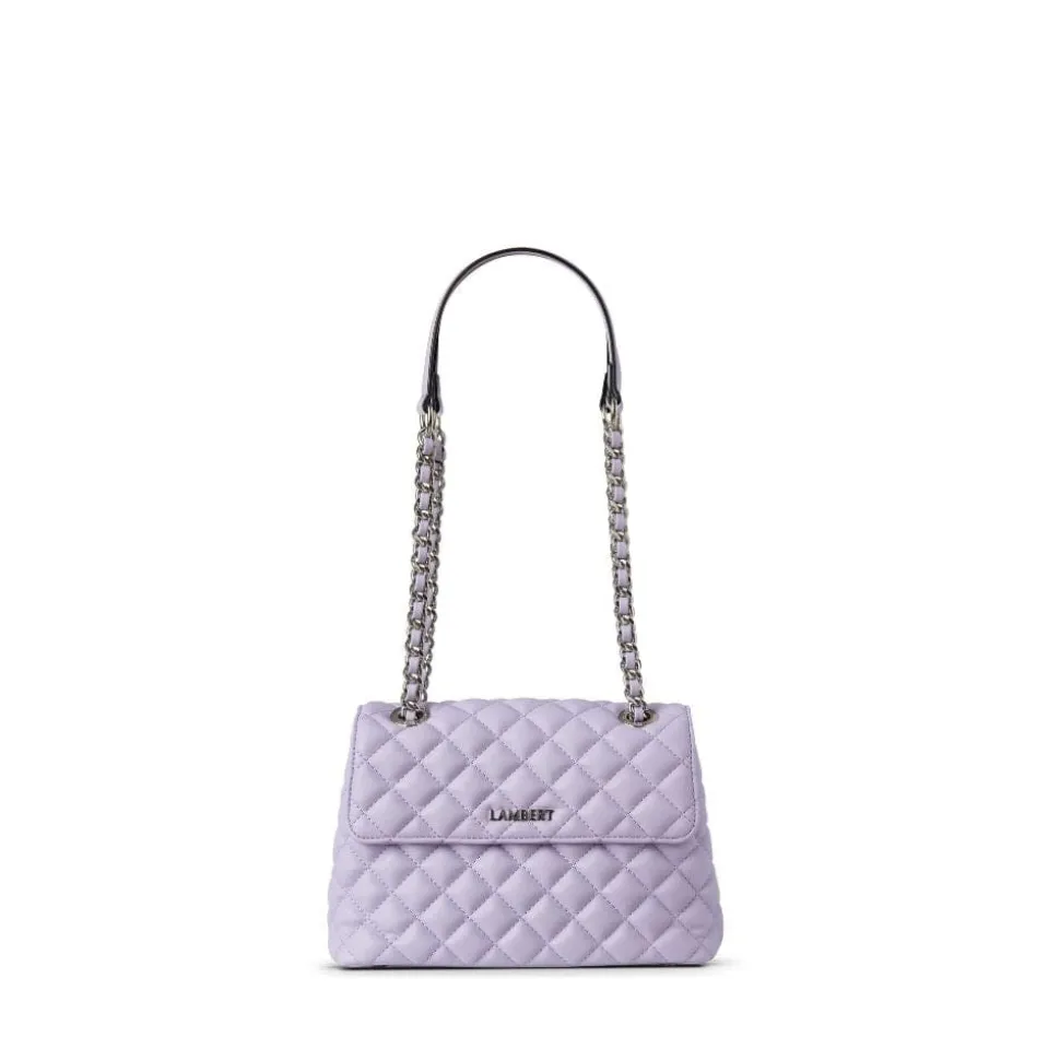 Le Penelope - Sac à main 2-en-1 en cuir vegan lavender