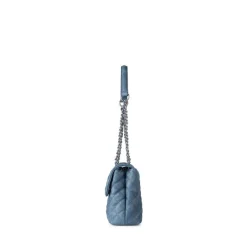 Le Penelope - Sac à main 2-en-1 en cuir vegan denim