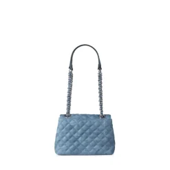 Le Penelope - Sac à main 2-en-1 en cuir vegan denim