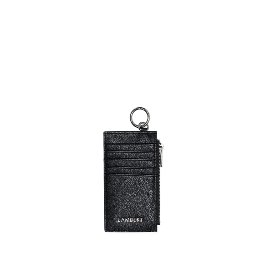 Le Phoebe - Porte-cartes en cuir vegan noir