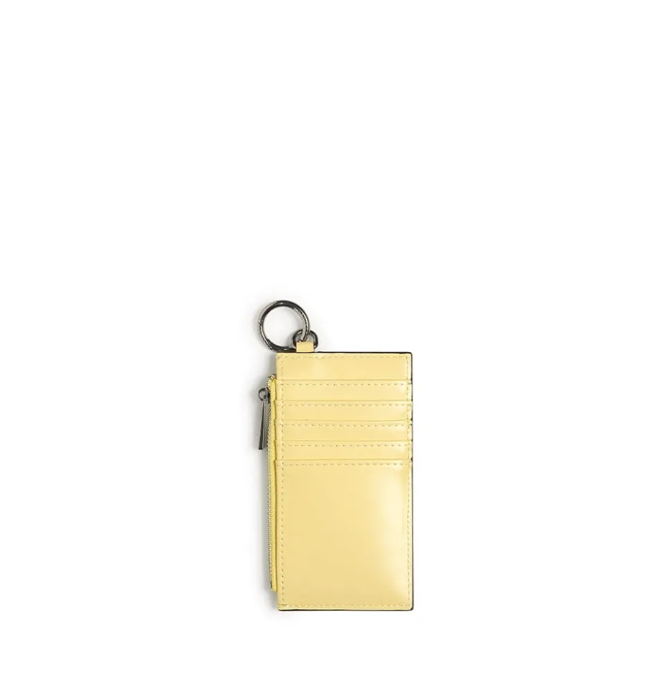 Le Phoebe - Porte-cartes en cuir vegan honey