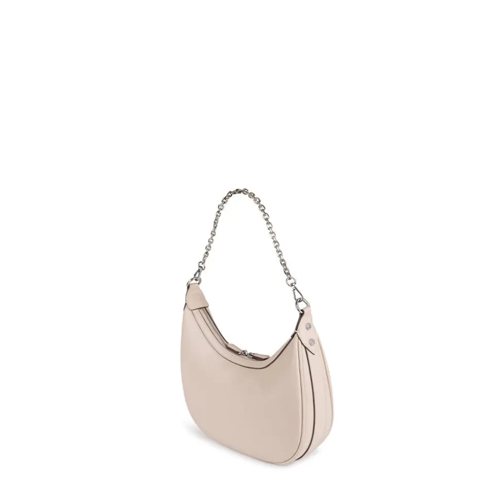 Le Rachel - Sac à main 2-en-1 en cuir vegan amande
