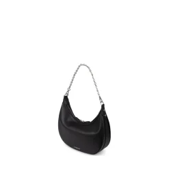 Le Rachel - Sac à main 2-en-1 en cuir vegan noir